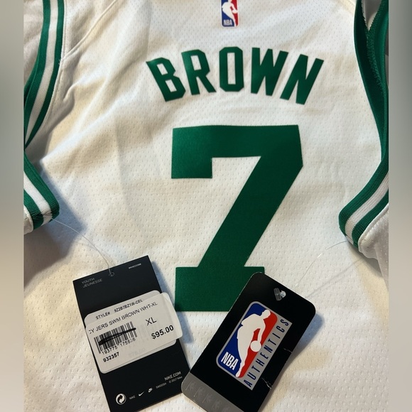 Nike NBA Jaylen Brown Swingman Basketball Nike Celtics Jersey - Picture 4 of 8